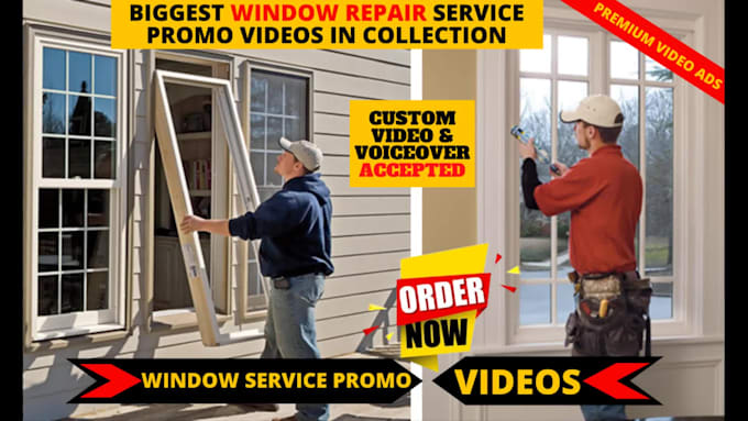 make window repair and window replacement short ad promo video