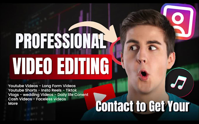be your professional youtube video editor for you