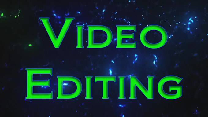 do video editing as a USA based american video editor