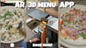 build a custom 3d ar menu for restaurants