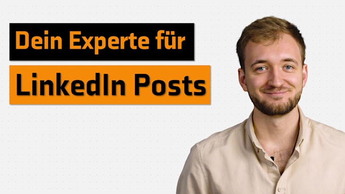 write captivating linkedin posts in german