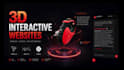 develop 3d interactive website
