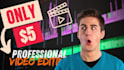 do video editing for you