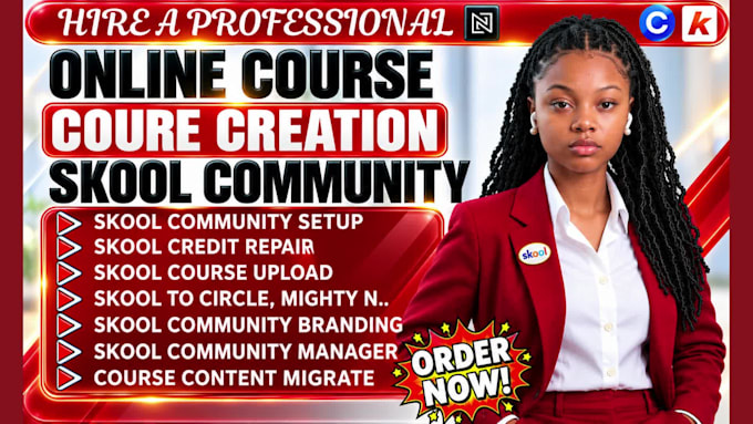 setup skool community setup skool course creation skool online community manager