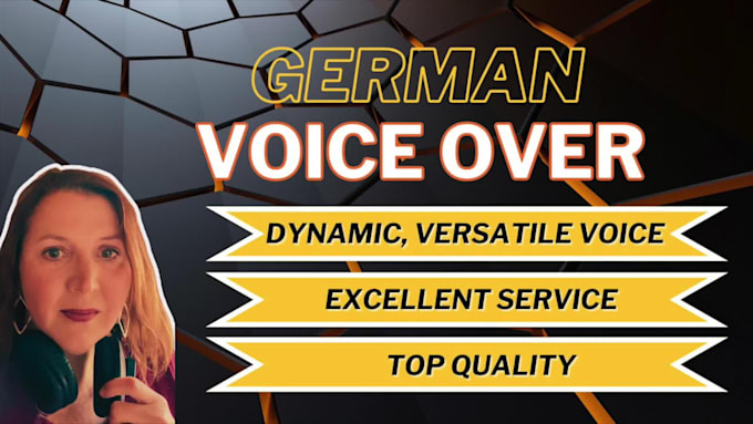 record a female german voice over