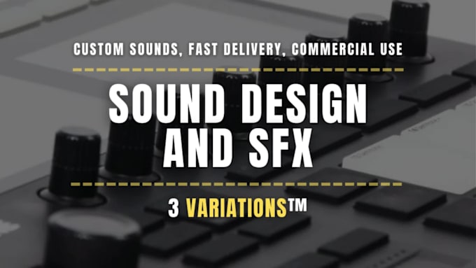 sound design, sound effects for your game, animation, video