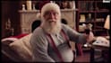 customize funny christmas santa reading newspaper short ad