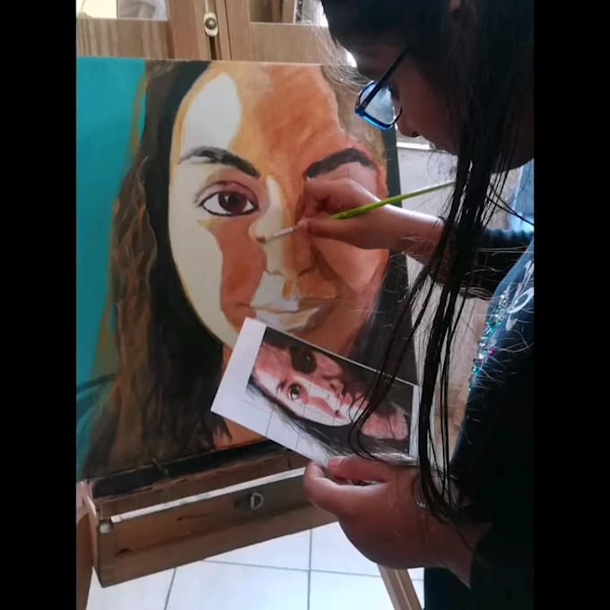 Teach you drawing and painting through online meetings by Adeelazahid