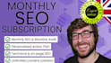 do monthly search engine optimization SEO