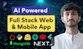 develop ai applications with nextjs, nodejs, fastapi
