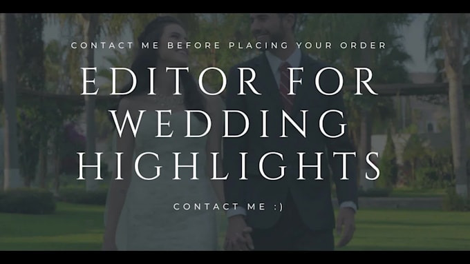 do cinematic wedding video highlights