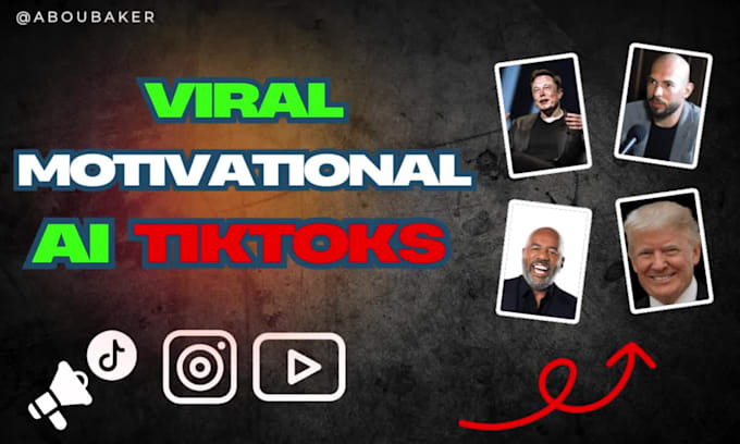 create 150 viral motivational tiktok videos using ai