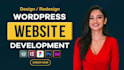 design, redesign, develop wordpress website with elementor