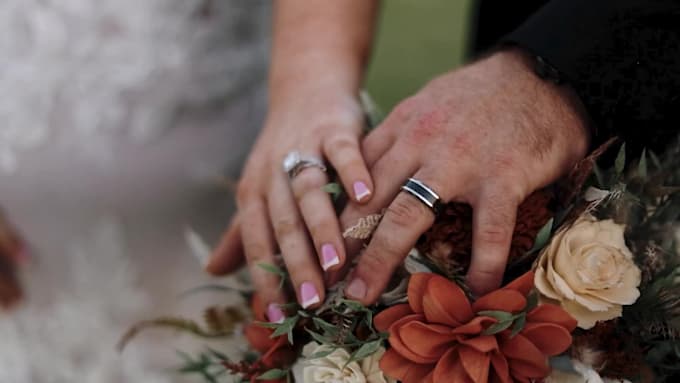 do cinematic wedding video editing and romantic storytelling