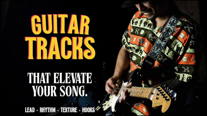 record professional guitar tracks for your song
