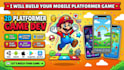 develop a mobile platformer game for android and ios in unity