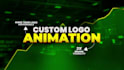create a professional custom logo animation or intro
