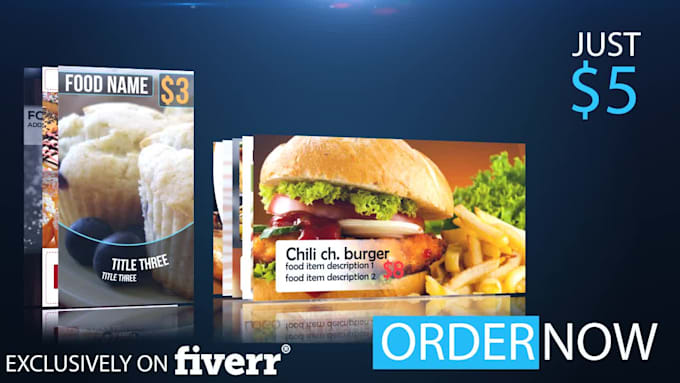 make digital menu video
