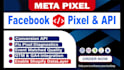fix meta facebook pixel setup shopify conversion API, ga4 server side tracking