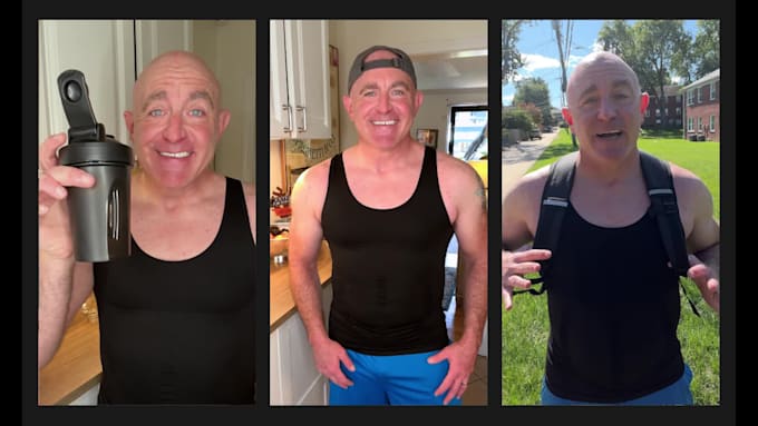 create a fitness health ugc video