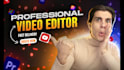do professional video edit, youtube video editing in 24 hrs