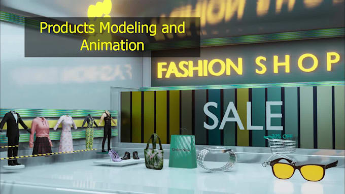 do product 3d modeling, animation video