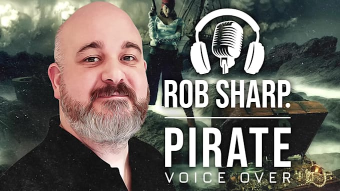 record a dramatic pirate voice over narration
