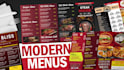 do restaurant menu design, digital menu design, menu board