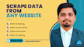 do web scraping, data extraction, and data scraping