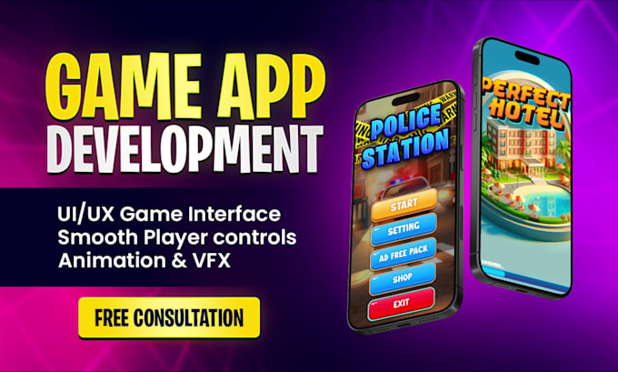 develop 3d unity mobile game for android and ios