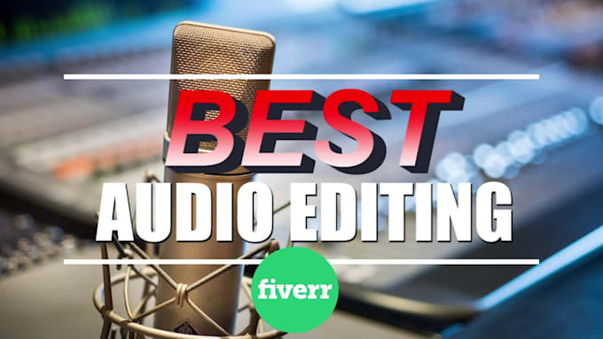 clean, fix, enhance your audio recordings for video and film