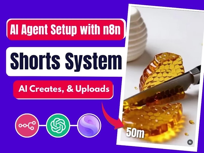 build a fully automated ai agent in n8n to create and upload viral asmr shorts