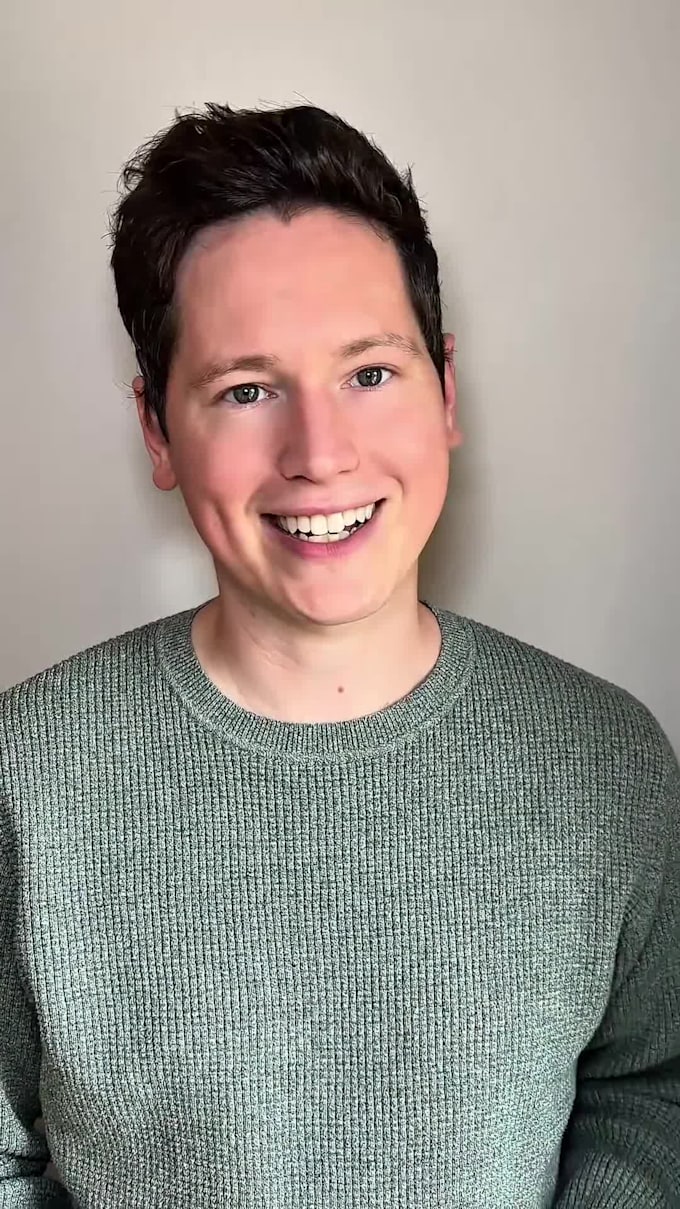 Create natural male ugc videos for tiktok instagram facebook by