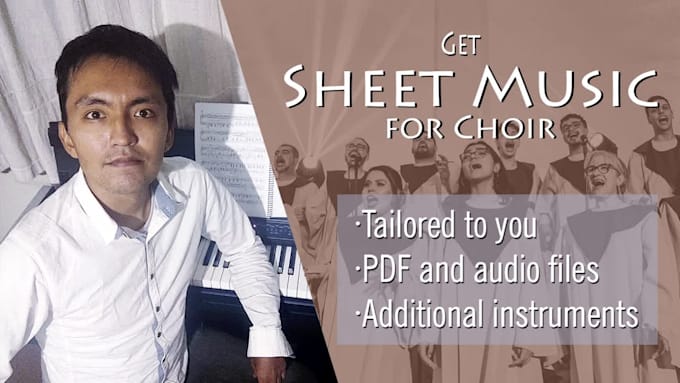 arrange sheet music for your choir