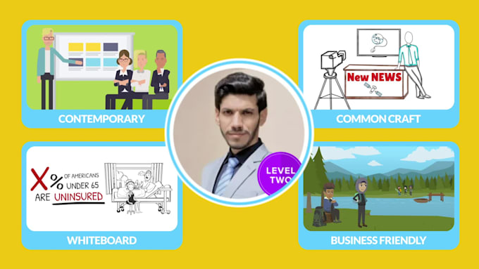 create 2d animated explainer video in after effects