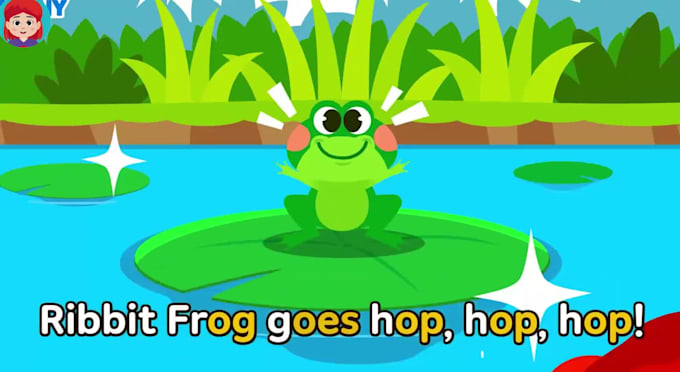 make nursery rhymes learning video animation for kids