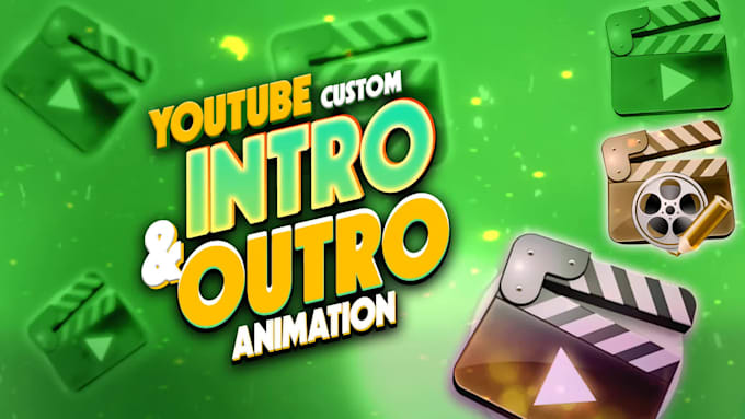 create logo animation, intro and outro for youtube