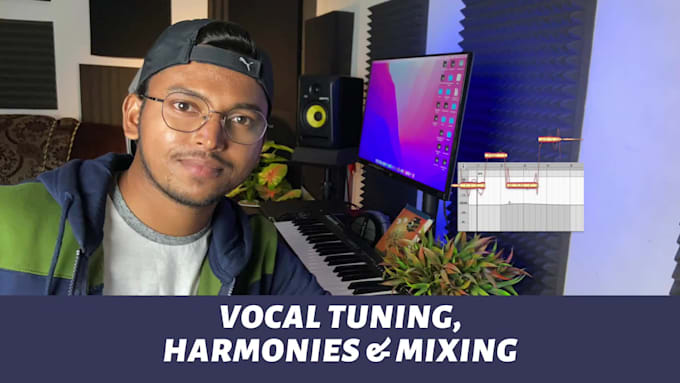 do vocal tuning or pitch correction and create harmony in melodyne
