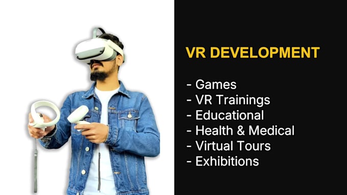 develop virtual reality VR game and training experience