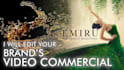create an attractive brand commercial video