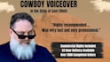 record a voiceover in a gruff cowboy voice like sam elliott