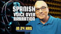 record a spanish corporate video voice over narration