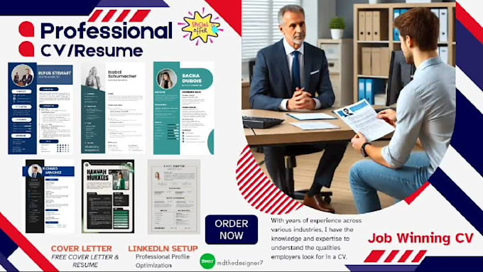 make professional CV resume italian europe UK USA academic