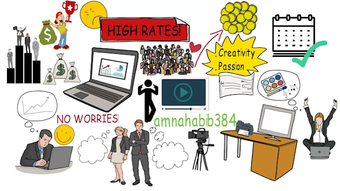 make whiteboard video animation using videoscribe