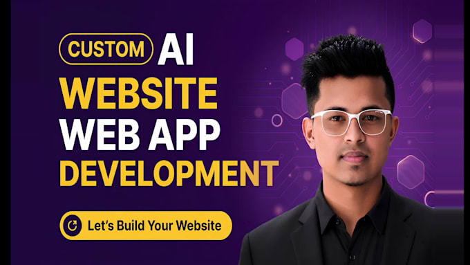 build custom ai website, ai web app, full stack website design and development