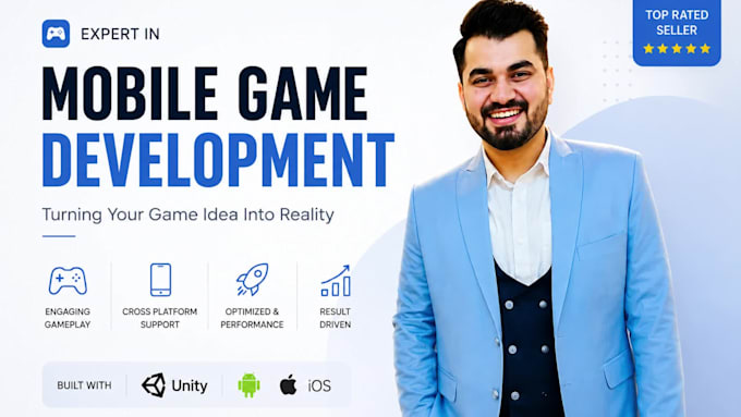 do a complete game development in unity for mobile, PC or VR