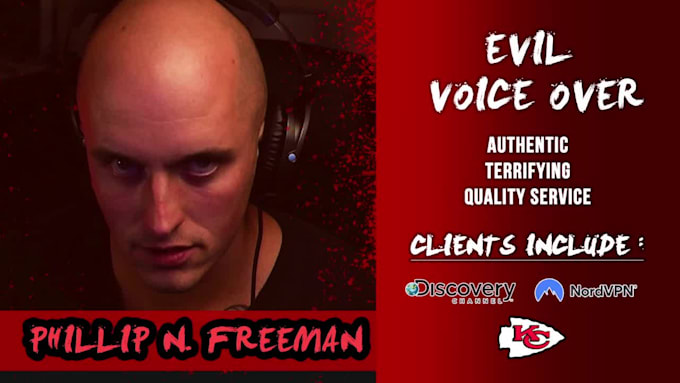 record an evil vo with sinister, dark, malevolent tones