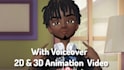 create professional animation cartoon videos with voiceover