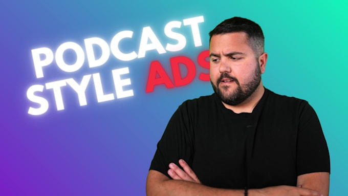 do a podcast style ad or clip for social media