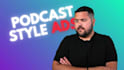 do a podcast style ad or clip for social media
